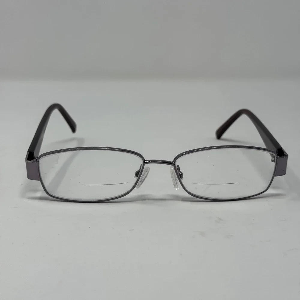 Modern Metals Beth Gunmetal Reading Bifocal Eyeglasses FRAMES ONLY 53 15 135